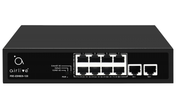 POE-GSH820-120 AT: 10-port Gigabit POE+ Switch, 802.3af/at, 120W  