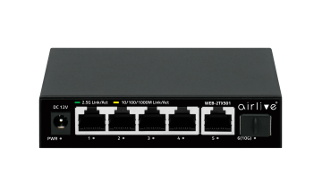 WEB-2TX501: 2.5Gbps Base-T Web Smart Multi Gigabit Switch