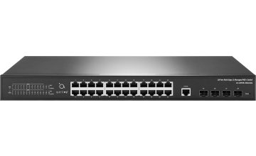 AI-L3POE-XGS2404-400: AirCore 28-Port L3 and AI Management Gigabit PoE+ Switch, including 4*10G SFP+