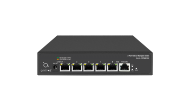 AI-L3-10TX5T-DC: AirCore 5-Port 10GE L3 and AI Management Switch